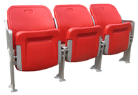 Chaises pliantes en plastique robustes sur mesure, fournisseur OEM/ODM pour les terrains de football