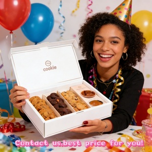 Caja para Galletas con Logotipo Personalizado, Materiales Reciclados Ecológicos, con Separadores para Salsas, Cartón de Grado Alimenticio para Empacar Dulces y Pasteles - Product Image 4