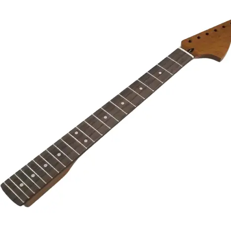 24 inç büyük baş boyun 22 Frets kavrulmuş akçaağaç gülağacı klavye MNeck 24 "elektrik gitar boyun