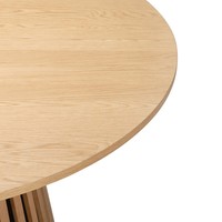 Meubles de salle à manger de luxe, table à manger intérieure extensible en MDF, table à manger en bois de chêne brun