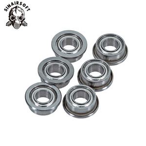 6 pièces/ensemble Roulements à billes de haute précision en acier inoxydable 0,25 mm/7 mm pour boîte de vitesses AEG Accessoires de chasse - Product Image 1