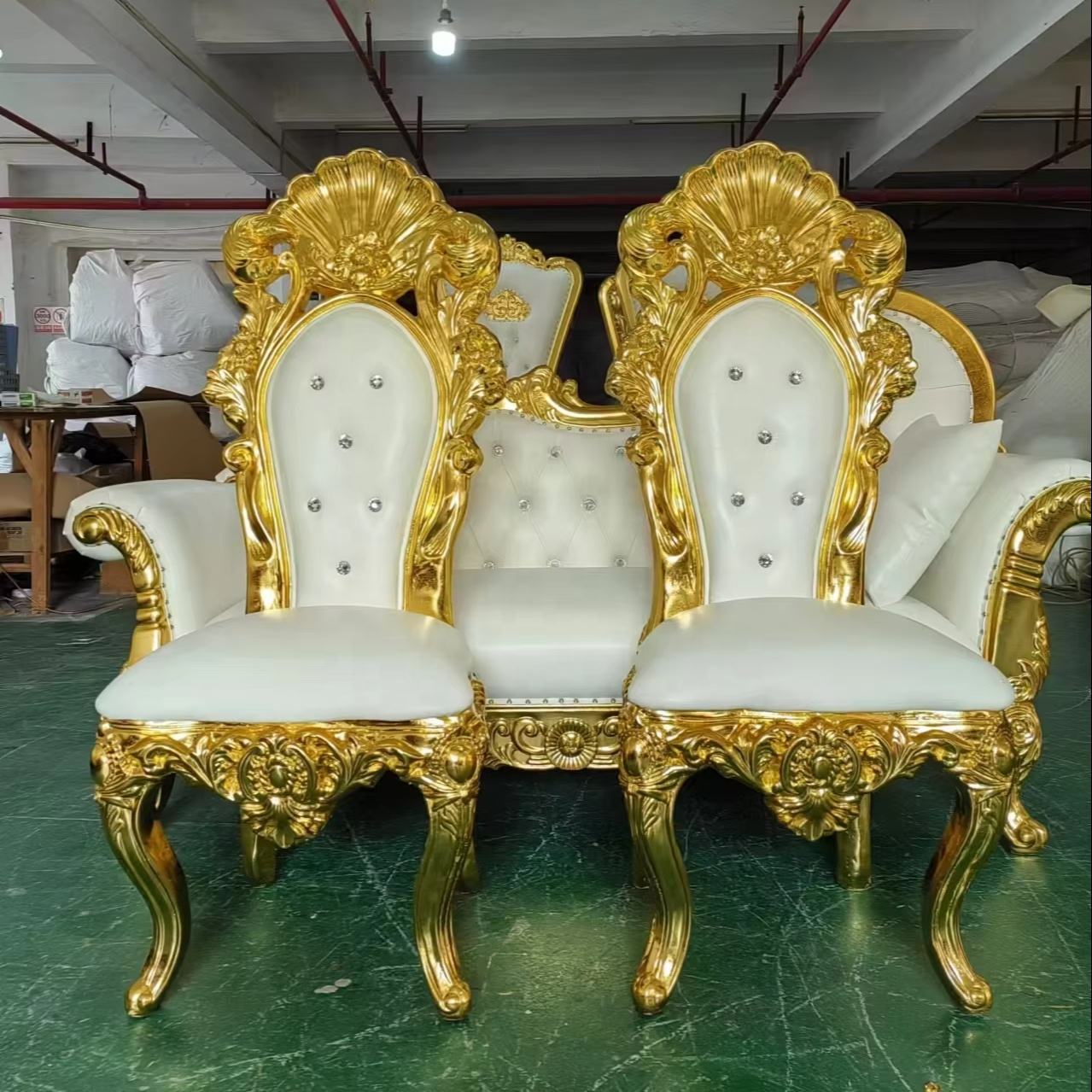 Chair Rental Throne Chair Loveseat Luxury White Leather King