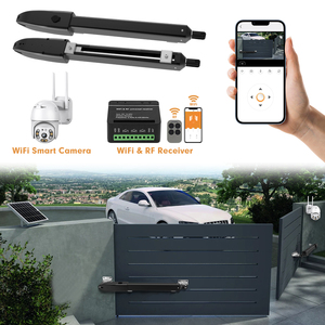 C025 Smart 24V DC Opérateur de porte électrique automatique monté sur deux côtés Ouvre-porte <span class=keywords><strong>solaire</strong></span> automatique à battant - Product Image 3