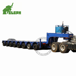 Semi-<span class=keywords><strong>remorque</strong></span> modulaire à plateau surbaissé pour charges lourdes, 5 lignes, 10 <span class=keywords><strong>essieux</strong></span>, 200 tonnes - Product Image 3