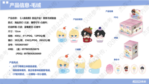 12 Cajas al por Mayor <span class=keywords><strong>Anime</strong></span> CardFun "The Fallen Merman" Colección de Peluches Aromáticos Sorpresa de Dulces para Regalo - Product Image 5