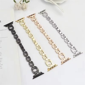 Compatible con <span class=keywords><strong>Apple</strong></span> <span class=keywords><strong>Watch</strong></span> 38mm 40mm 42mm 44mm Correa de Acero Inoxidable de Aleación Premium Compatible con IWatch7 6 5 4 3 2 1 - Product Image 6