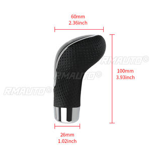 Palanca de Cambios Universal de 5 Velocidades, de Cuero, para Automóvil, Palanca de Cambios Automática - Product Image 5