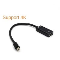 Cable Mini DisplayPort a HDMI compatible con 4k, proyector de TV, convertidor de puerto de visualización DP 1,4 para Mac Mini Apple Macbook Air