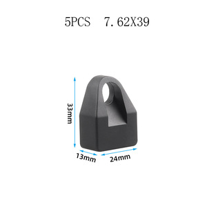 Almohadillas Amortiguadoras de Retroceso 7.62x39 de Polímero (24x13x39mm) para Saiga, 5 Piezas por Paquete - Product Image 5