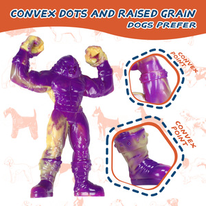 Giocattolo di cane resistente in Nylon per masticare carne di manzo indistruttibile giocattolo per cani grandi giocattoli interattivi per cani - Product Image 4