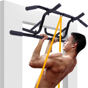 Wellshow Sport Barra per <span class=keywords><strong>Trazioni</strong></span> da <span class=keywords><strong>Porta</strong></span> Senza Foratura, Robusta per <span class=keywords><strong>Trazioni</strong></span>, Dips e Flessioni - Product Image 1