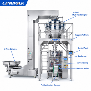 Machine de remplissage et d'emballage pour pop-corn, snacks, barbes à papa, fruits surgelés, croustilles, détergent et lessive en poudre - Product Image 4