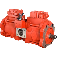 Pompe à pistons axiaux série K3V Kawasaki K3V112 K3V140 K3V180 à cylindrée variable, à plateau incliné, en circuit ouvert, 343 bars