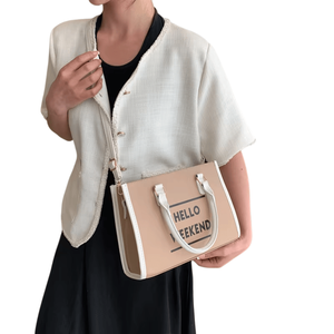 2025 Popular Fashion <b>Woman</b> <b>Handbags</b> PU Leather <b>Woman</b> Tote Bags with Letter <b>Large</b> <b>Woman</b> Sling Bags Wholesale - Product Image 3