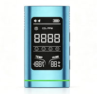 Détecteur de monoxyde de carbone portable 3 en 1, compteur de CO 0-1000PPM, capteur électrochimique, température, humidité, écran LCD, alarme rechargeable