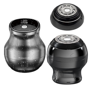Electric Shaver Magnetic Detachable Replacement <b>Heads</b> Rotary <b>Razor</b> Men Body Waterproof Wet/Dry Shaving Machine Rechargeable - Product Image 1