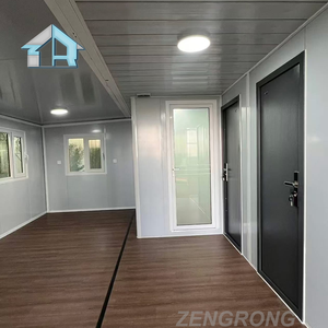 Maison de conteneur extensible moderne respirante intelligente de 20 pieds, bureau à domicile <span class=keywords><strong>1BR</strong></span>+1LR |   Pré-câblé pour les nomades numériques, les freelancers, les travailleurs à distance - Product Image 5