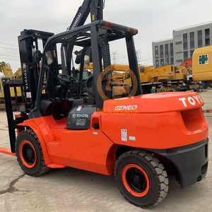 משמש למלגזה 7FDA50 ייצור יפן 5 טון דיזל צמיגים פנאומטיים לשימוש פנימי/חיצוני למכירה - Product Image 1