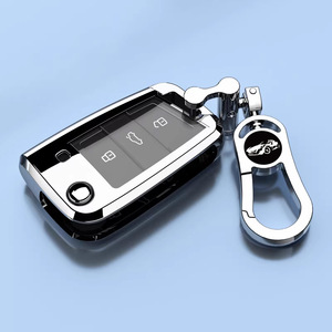 Funda Protectora de TPU de Lujo para Llave de Coche <span class=keywords><strong>Volkswagen</strong></span> Tiguan, Santana, Sagitar, Lavida, Bora, Polo, Golf 7, Tayron - Product Image 1