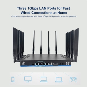 Hiệu Suất Cao <span class=keywords><strong>Router</strong></span> Dual Sim 5G <span class=keywords><strong>Wifi</strong></span> 7 <span class=keywords><strong>Router</strong></span> 19000Mbps Tri-Band USB & Không Dây Cổng Chức Năng Cho Mạng 5G CPE <span class=keywords><strong>Router</strong></span> - Product Image 3