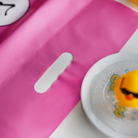 Sac à soufflets coloré personnalisable, écologique, recyclable et biodégradable, en PE, PO, PP, OPP, CPE, imprimé, pour le shopping, le transport, les cadeaux et l'emballage, avec trous.