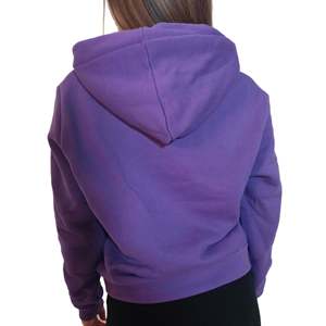 Sudadera con capucha morada para mujer Lotto, ropa deportiva - Product Image 2