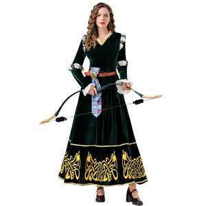 Disfraz de Halloween estilo corte Medieval Brave Legend Melinda COSplay Vestido Mujer adulto poliéster - Product Image 3