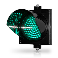 Lampu Peringatan Lalu Lintas LED Kuning Harga Pabrik Langsung dengan Lensa Fresnel