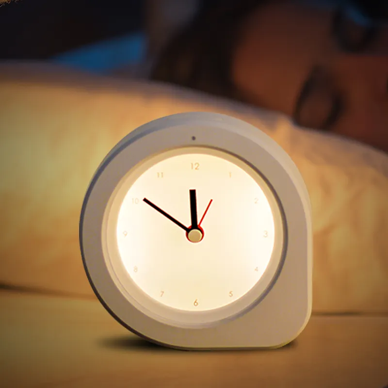 2022 Hot Sale LED Table Timer Clock Watch Alarm Bedside Nightlight Clock for Students' Bedroom Warehouse Office Living Room