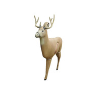 Cible de tir à l'arc en mousse PU auto-cicatrisante 3D, cible de tir à l'arc en forme de sanglier imperméable, à fixer au sol pour la chasse en plein air, la pratique du tir