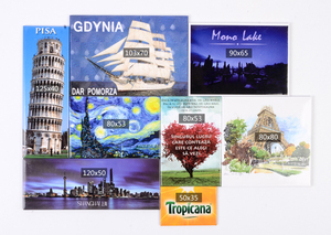 Creatie Travel Souvenirs Etiqueta magnética <span class=keywords><strong>Seychelles</strong></span> Maldivas Hawaii Países Bajos Imagen personalizada Imán de nevera vintage - Product Image 5