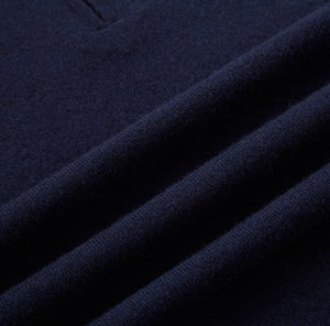 Мужской <span class=keywords><strong>100%</strong></span> однотонный вязаный однотонный пуловер на молнии - Product Image 4