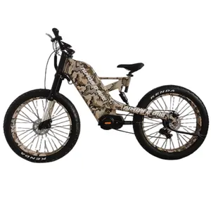 Desviador shimano elétrico camuflado, 26 polegadas, 36v, 7 velocidades, cor camuflada, mountain bike, ebike, bicicleta elétrica para daadulto