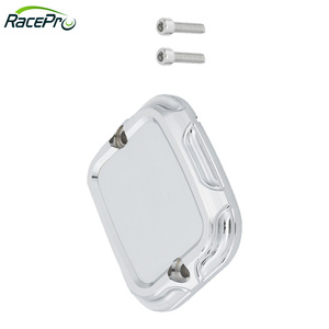 RACEPRO Couvercle <span class=keywords><strong>de</strong></span> maître-<span class=keywords><strong>cylindre</strong></span> d'embrayage <span class=keywords><strong>de</strong></span> <span class=keywords><strong>frein</strong></span> en alliage d'aluminium CNC pour <span class=keywords><strong>Harley</strong></span> Softail Dyna 1996-2015 - Product Image 2
