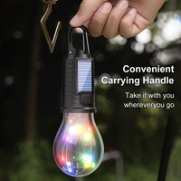 Lampe solaire rechargeable de haute qualité à sept couleurs avec fil de cuivre, guirlande lumineuse d'ambiance, lampe solaire de camping