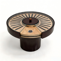 Table basse humidor à cigares de luxe, design moderne, multifonctionnelle, créative, ronde, table basse à cigares/table d'appoint pour canapé de salon