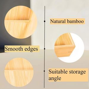 Bamboo 3-Tier Countertop <b>Spice</b> Rack Storage Shelf Organizer Eco-Friendly Dishwasher & Oven Safe - Product Image 3