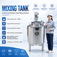 Mélangeur électrique en acier inoxydable Ace 500L pour miel, chocolat et autres produits à base de pâte, équipement de fusion