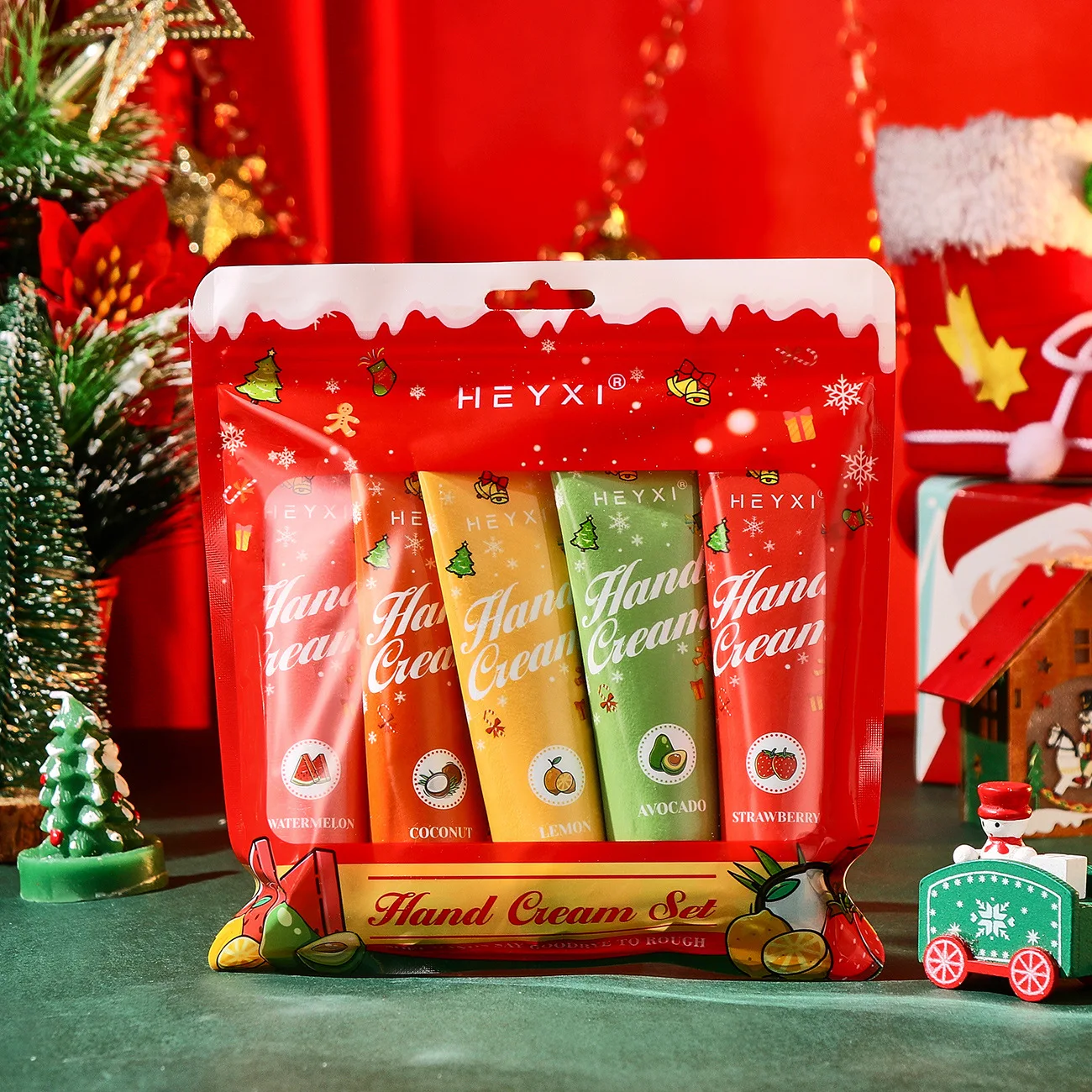 Heyxi 5-Pack Moisturizing Hand Cream Set for Autumn Winter