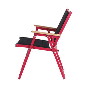 Chaise pliante de plage inclinable à siège bas en aluminium ultralégère pour le camping, vente en gros - Product Image 3