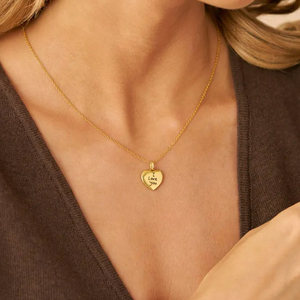 <span class=keywords><strong>Collana</strong></span> con Ciondolo a Cuore Personalizzato Inciso 'Ti Amo' 'Amo la <span class=keywords><strong>Mamma</strong></span>' Catena in Oro Gioiello Delicato Emozionale per Donna Regalo - Product Image 6