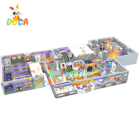 Parcours Ninja, Parc de Trampolines, Mur d'Escalade Souple, Combo d'Équipements de Jeux Intérieurs pour Enfants pour Centre de Divertissement Sportif
