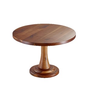 Support à gâteau rond en bois, plateau à dessert pour fête d'anniversaire, hôtel, restauration, couleur rétro, design solide 711 - Product Image 5
