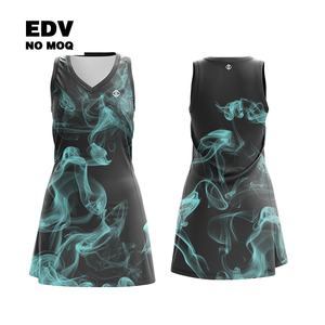 Robe de netball imprimée par sublimation numérique, sans manches, uniforme de netball pour femmes, pour équipe de filles - Product Image 6