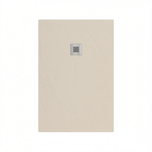Plato de Ducha Rectangular Estasi 90 x 160 cm Blanco con Superficie Antideslizante para Baño - Product Image 3