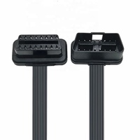 24V Type B OBD2 Extension Cable ABS Material OBD Diagnostic Code Reader Tool with OBD Cable