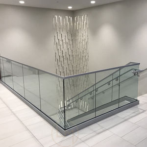 Rail de guidage en aluminium, profilé en U en aluminium pour garde-corps en verre, <span class=keywords><strong>piscine</strong></span>, meilleur prix - Product Image 3