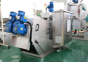 Customized Multi Plate Screw Press Sludge Dewatering Machine for DAF Sludge Dewatering - Product Image 2