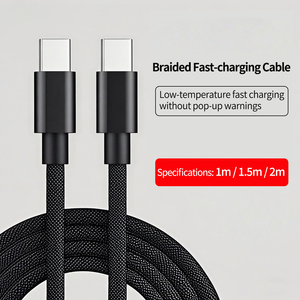 Cavo USB <span class=keywords><strong>A</strong></span> <span class=keywords><strong>a</strong></span> Tipo <span class=keywords><strong>C</strong></span> per Ricarica Rapida e Trasferimento Dati, Caricabatterie per Telefono Cellulare con Treccia in Nylon per iPhone, Samsung, Xiaomi, MacBook - Product Image 2