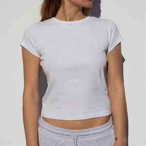Y2k bébé t-shirt femmes <span class=keywords><strong>vêtements</strong></span> d'été imprimé graphique col rond à manches courtes t-shirt gilet décontracté 2000s <span class=keywords><strong>vêtements</strong></span> Streetwear - Product Image 4